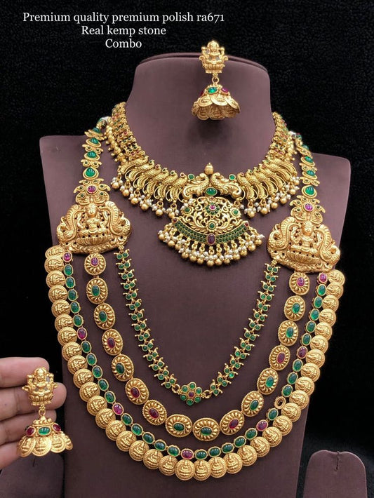 Zyra Stone Necklace Designer Set